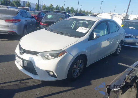 2014 Toyota Corolla Le Eco Plus z USA, uszkodzony, nr VIN 5YFBPRHE4EP028616